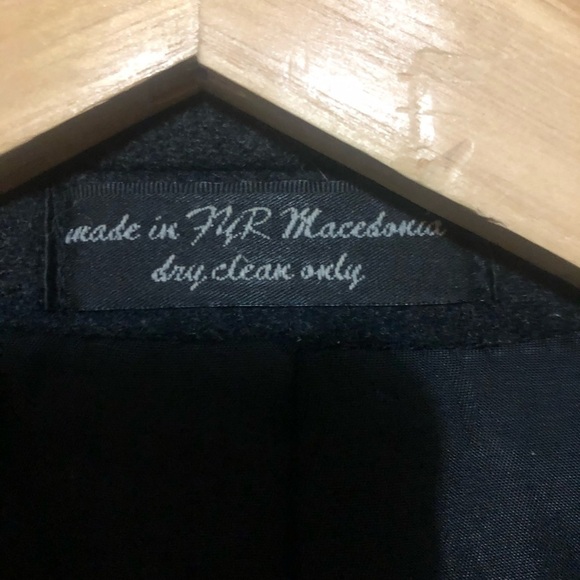 Cashmere VTG  Chaps Ralph Lauren Men’s Winter trench Coat full length  S… - Picture 8 of 12